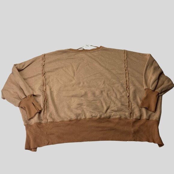 FREE PEOPLE Graphic Camden Mirrored Horses Sweater Size S NWT - Picture 3 of 7